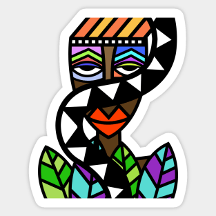 African Beauty Sticker